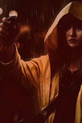 Девушка с гранатой обои