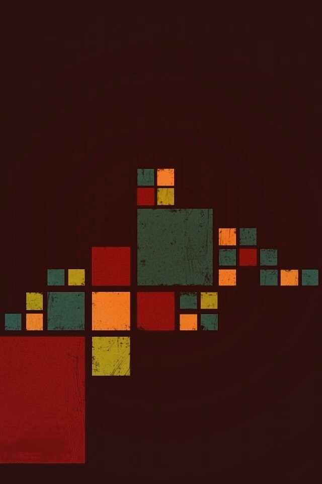 Цветные кубы обои