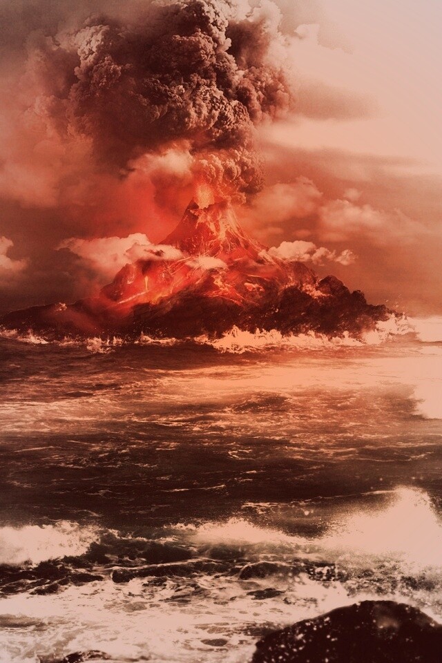 Вулкан обои