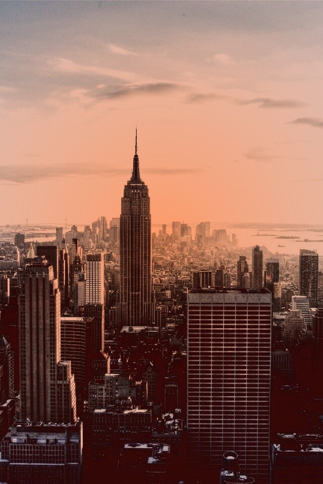 Большой город обои