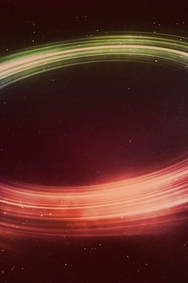 Радужный световой круг обои