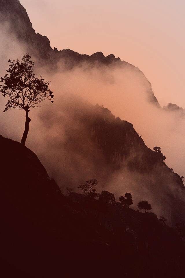 Сумерик в горах обои