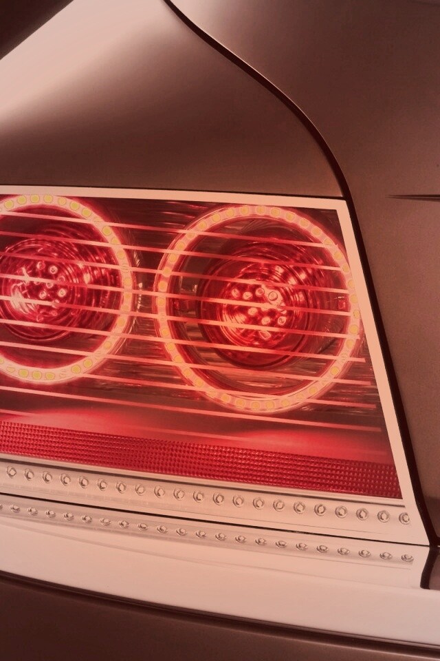 Горящие задние фары обои