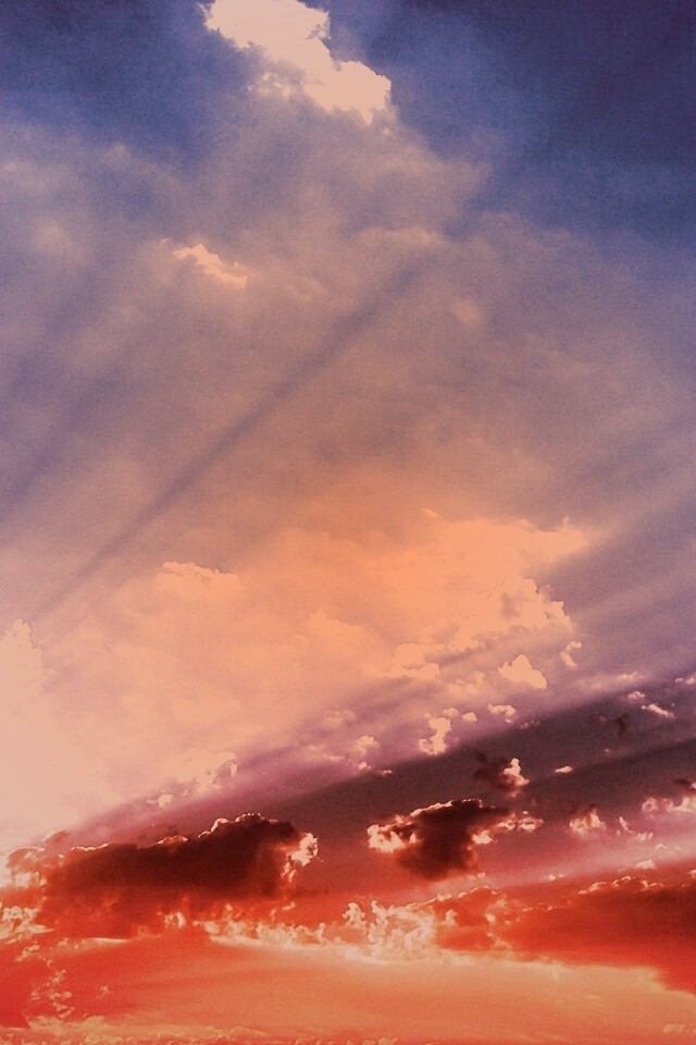 Красота восходящего солнца обои