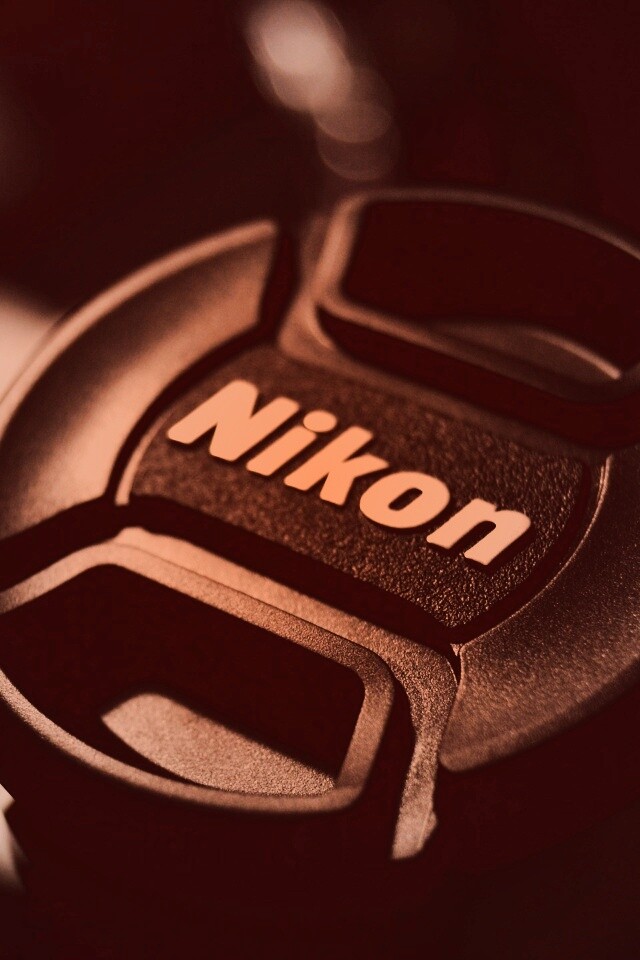 Крышечка от объектива Nikon обои