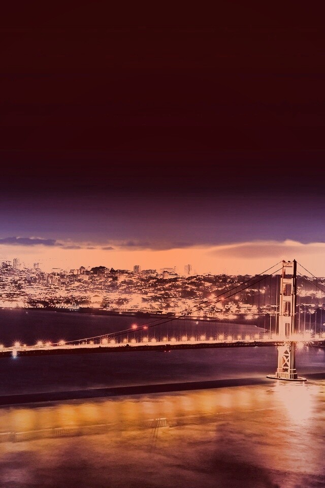 Ночной Нью-Йорк обои