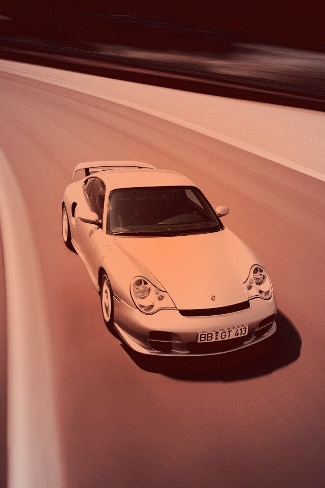 Порше на треке обои
