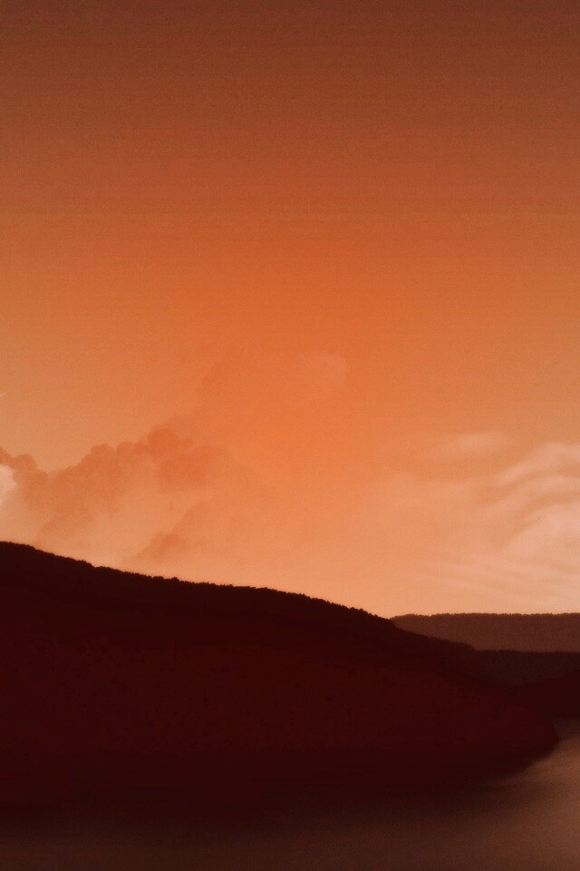 Желтое небо обои