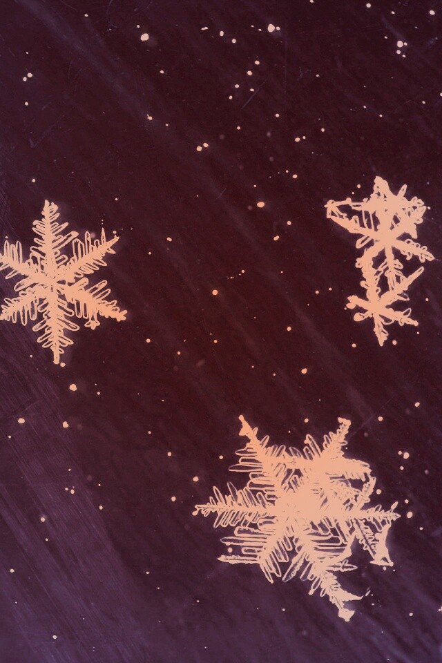 Снежинки обои