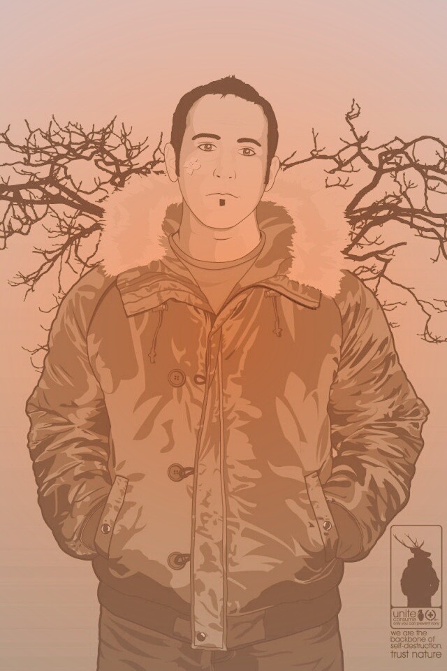 Парень-олень обои