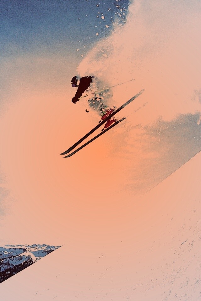 Горнолыжник обои