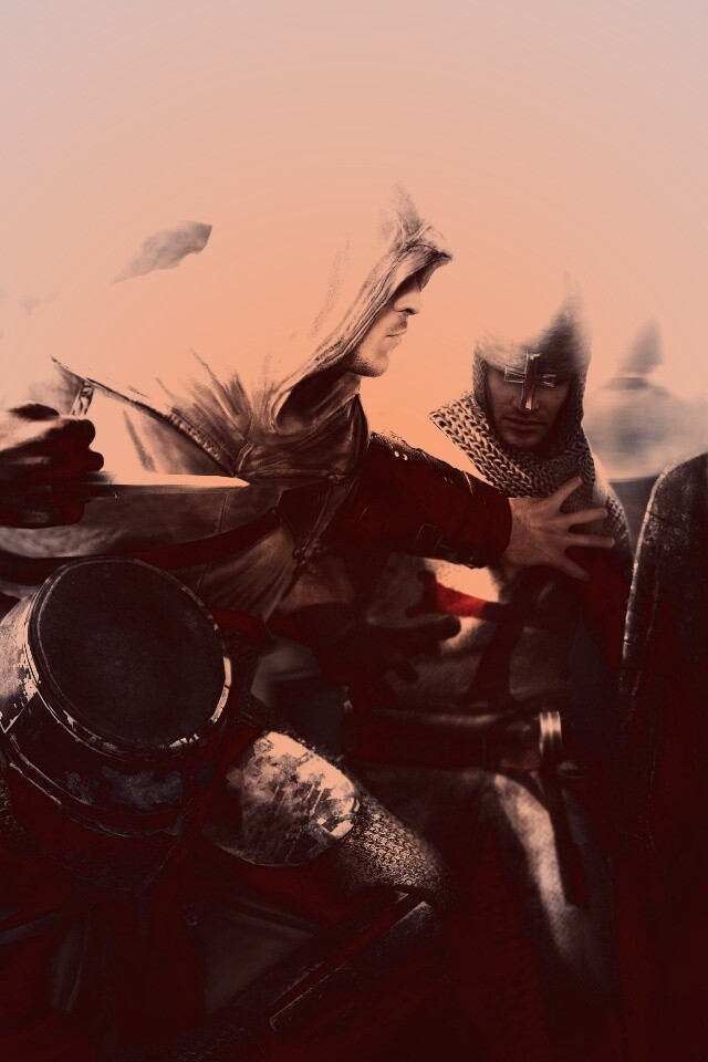 Ассасин убивает томплиера обои