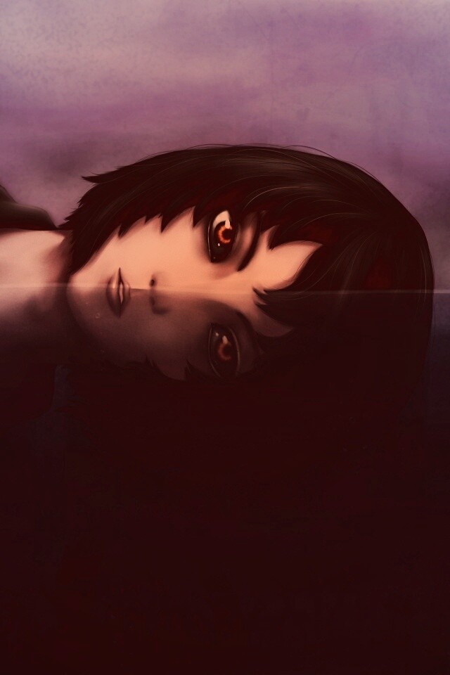 Девочка в воде обои