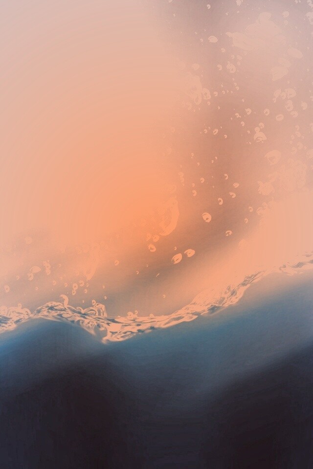 Пузырьки в воде обои