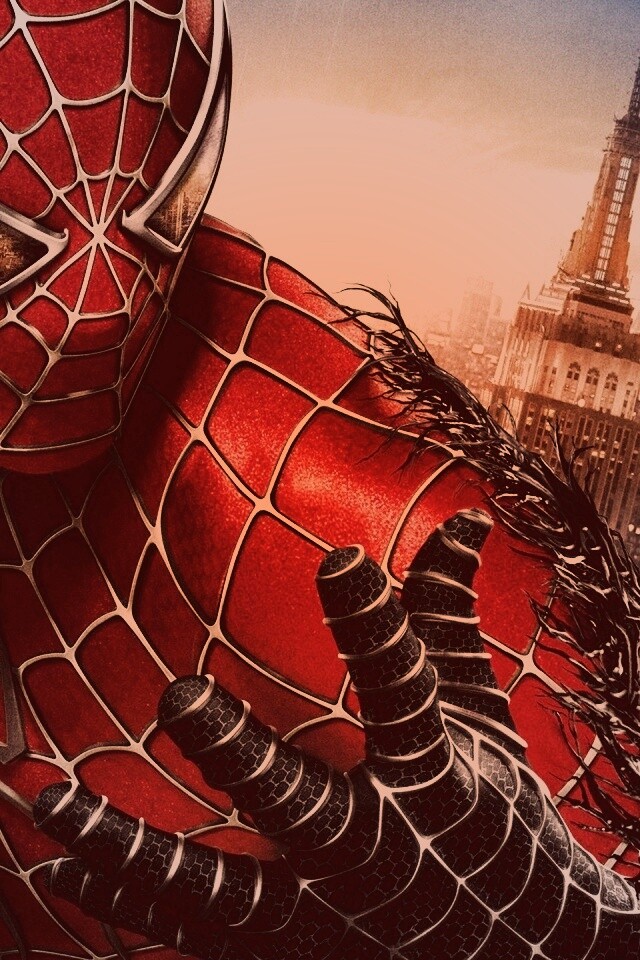 Черный человек-паук обои