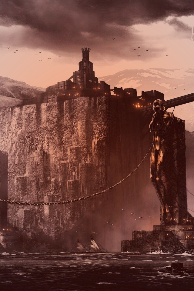 Концепт арт из Dragon Age 2 обои