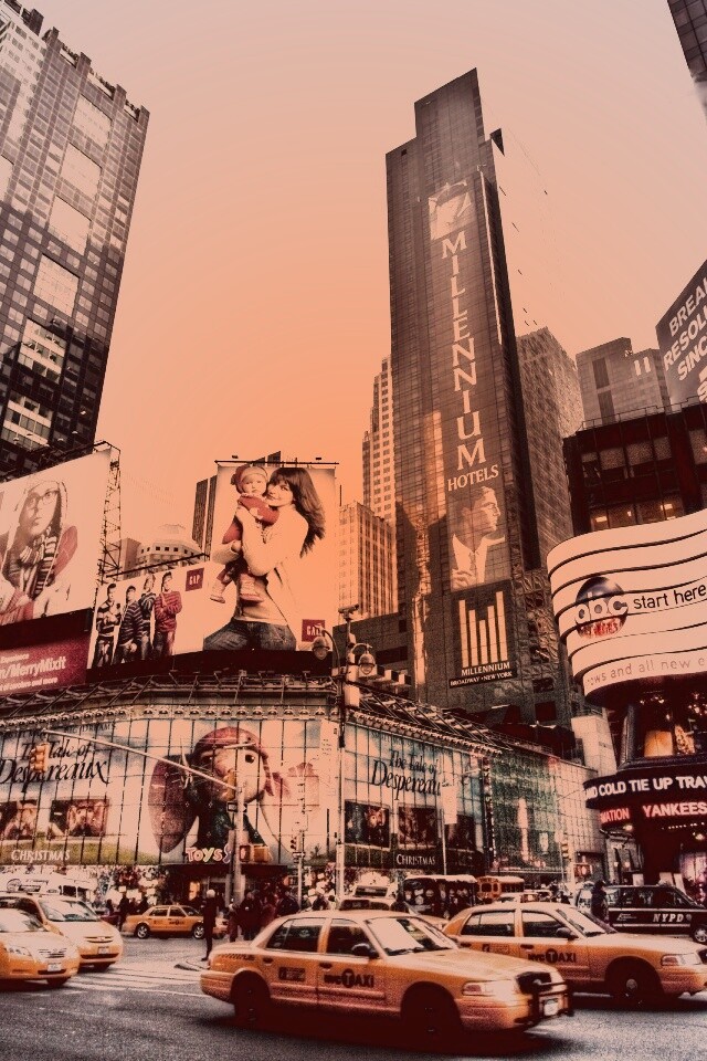 Улицы Нью-Йорка обои