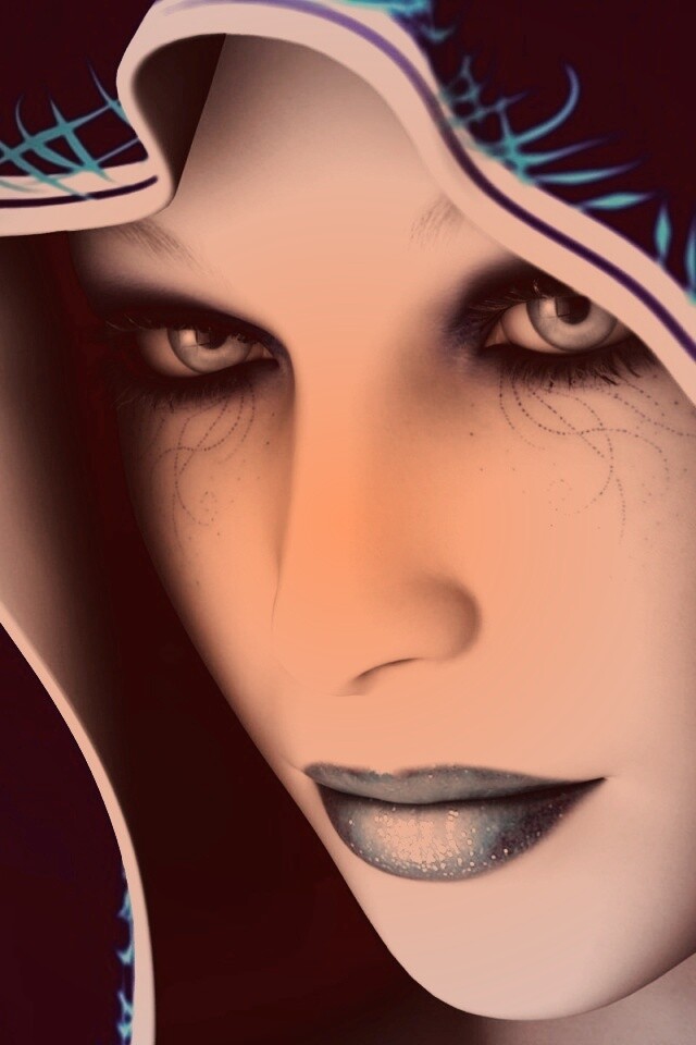 Магичка в капюшоне обои