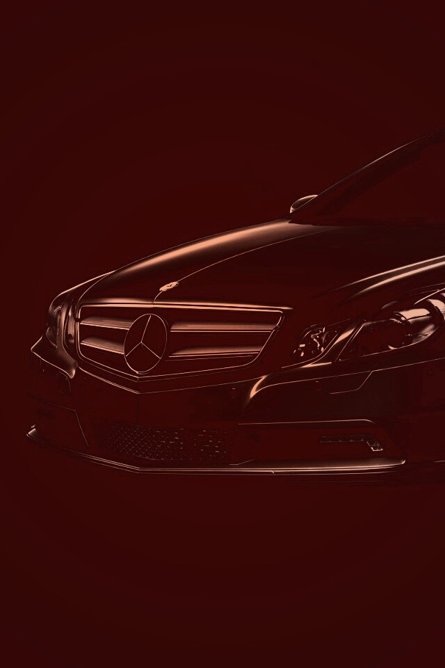 Черный Мерседес обои