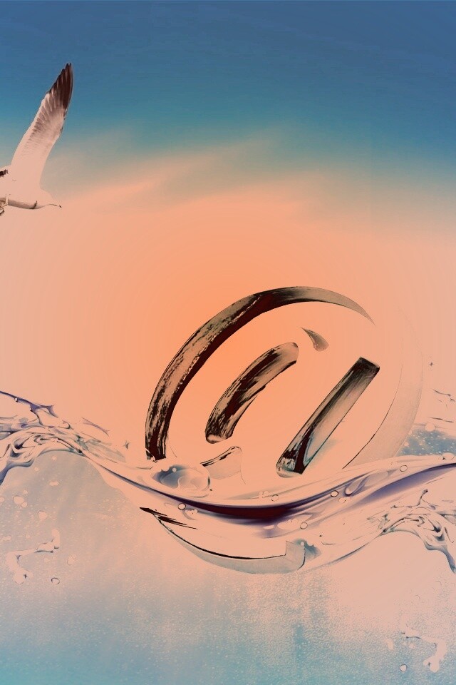 Собака тонет обои