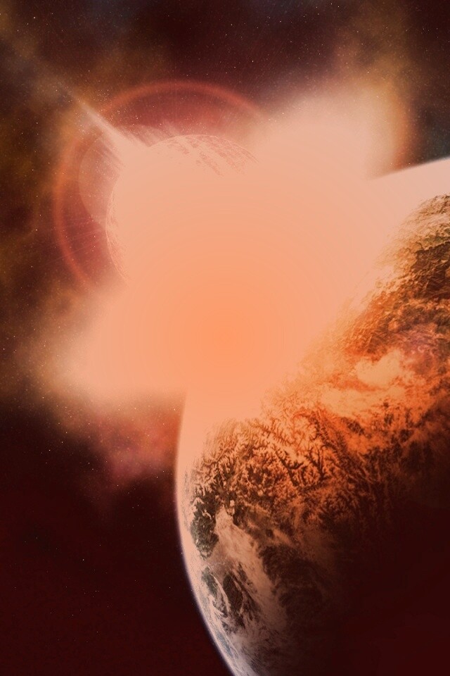 Восход за горизонтом обои