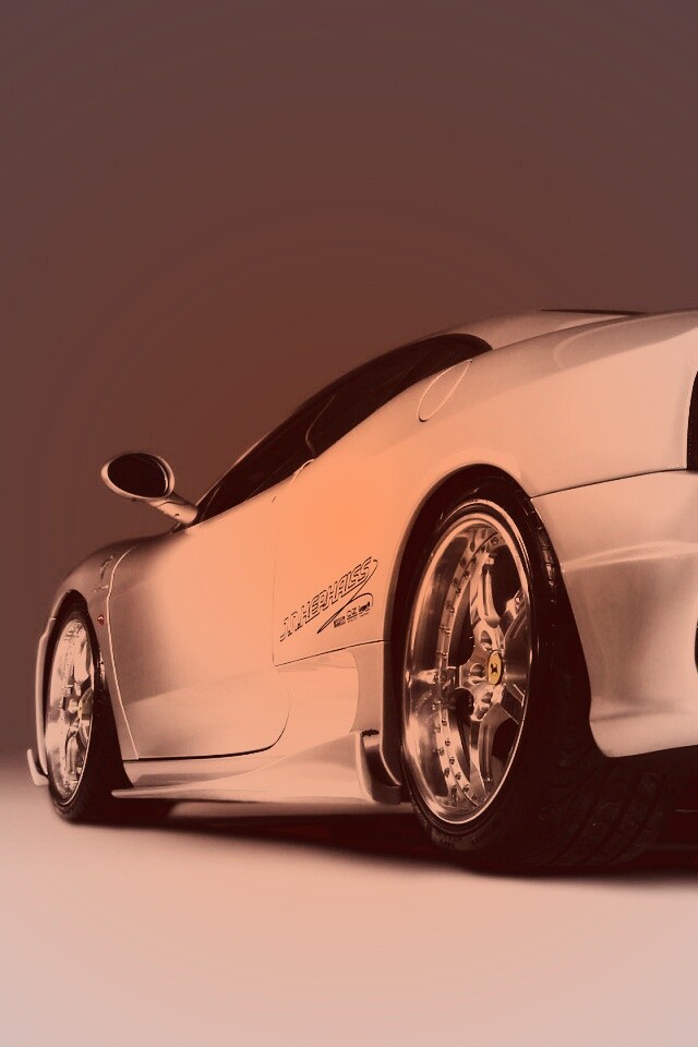 Металлик Феррари обои