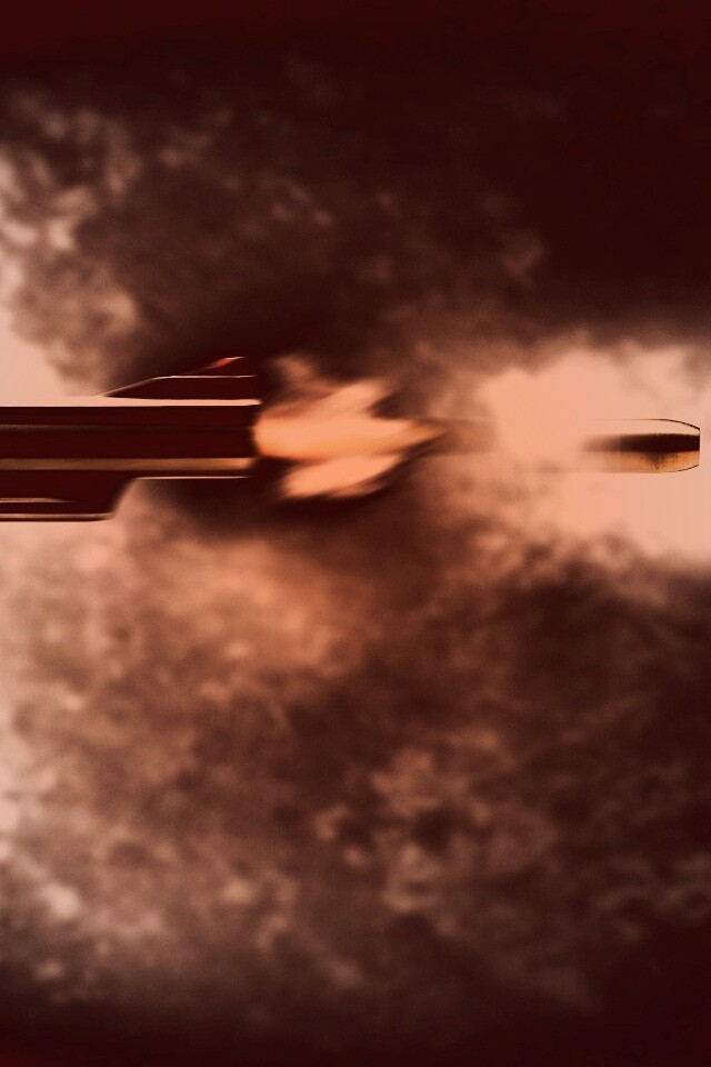 Выстрел из револьвера обои