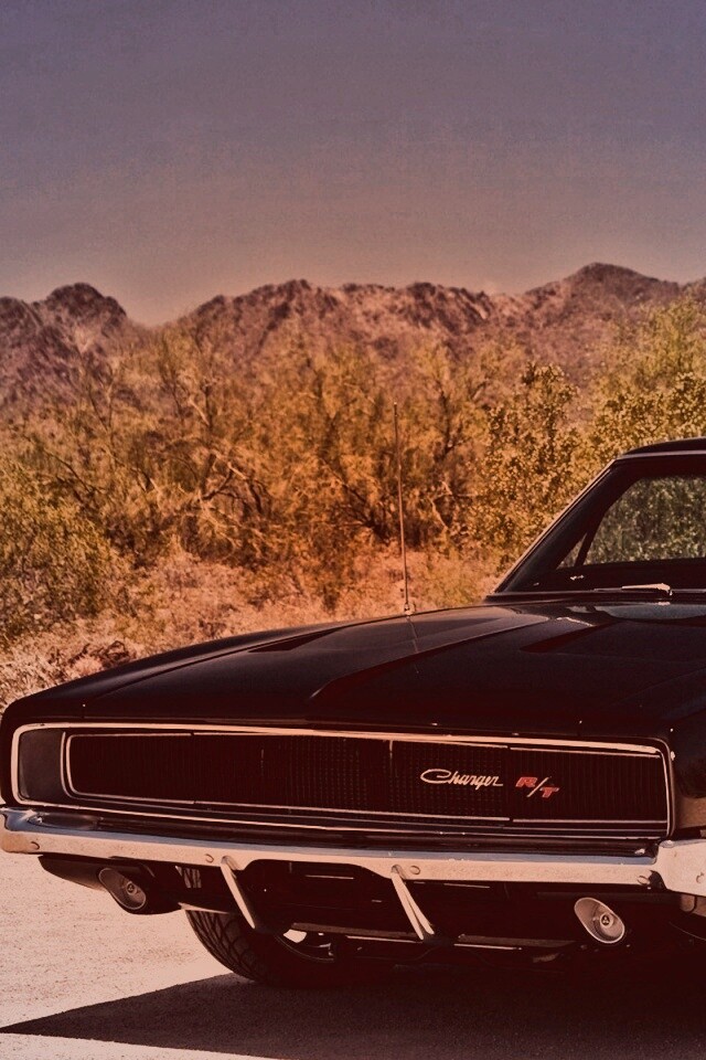 Черный Додж обои