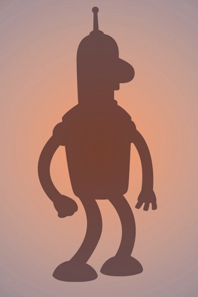 Силуэт Бендера обои