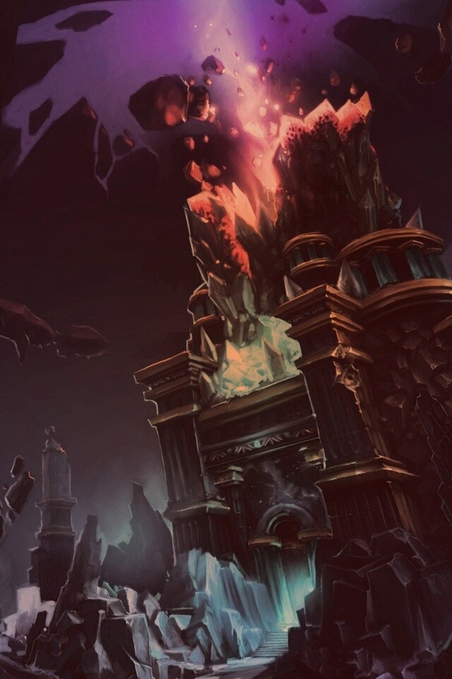 Вход в вулканический храм обои