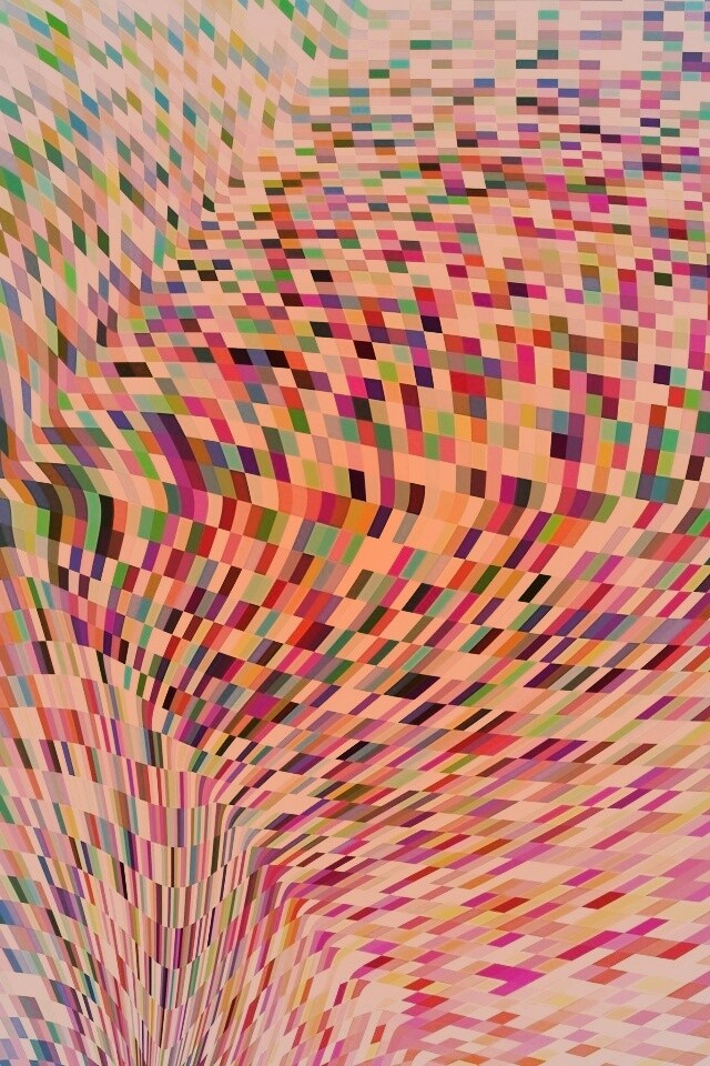 Пиксельная воронка обои