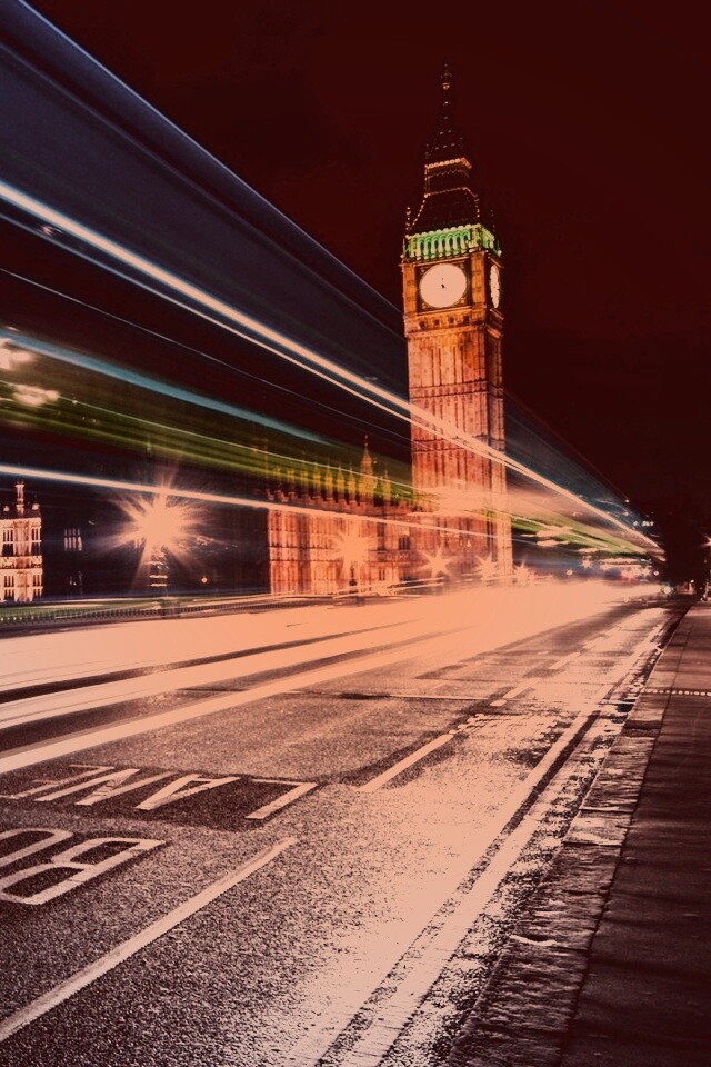 Ночной лондон обои