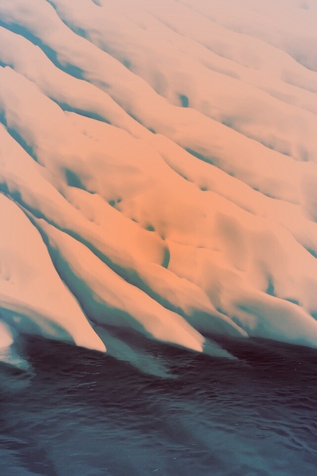 Борозды во льду обои