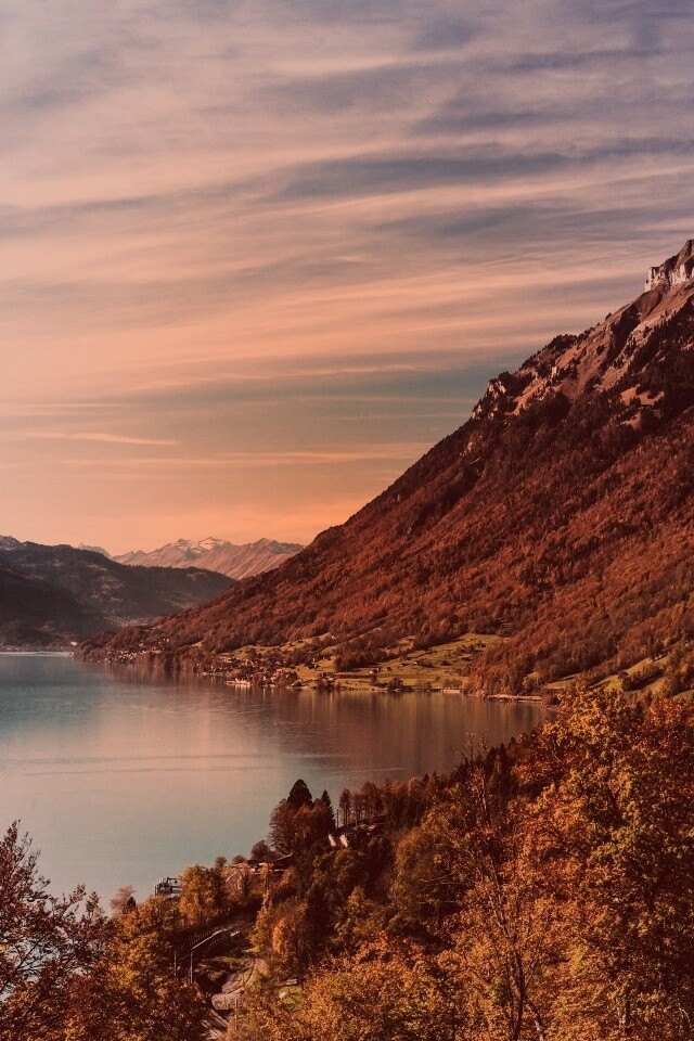 Горное озеро обои