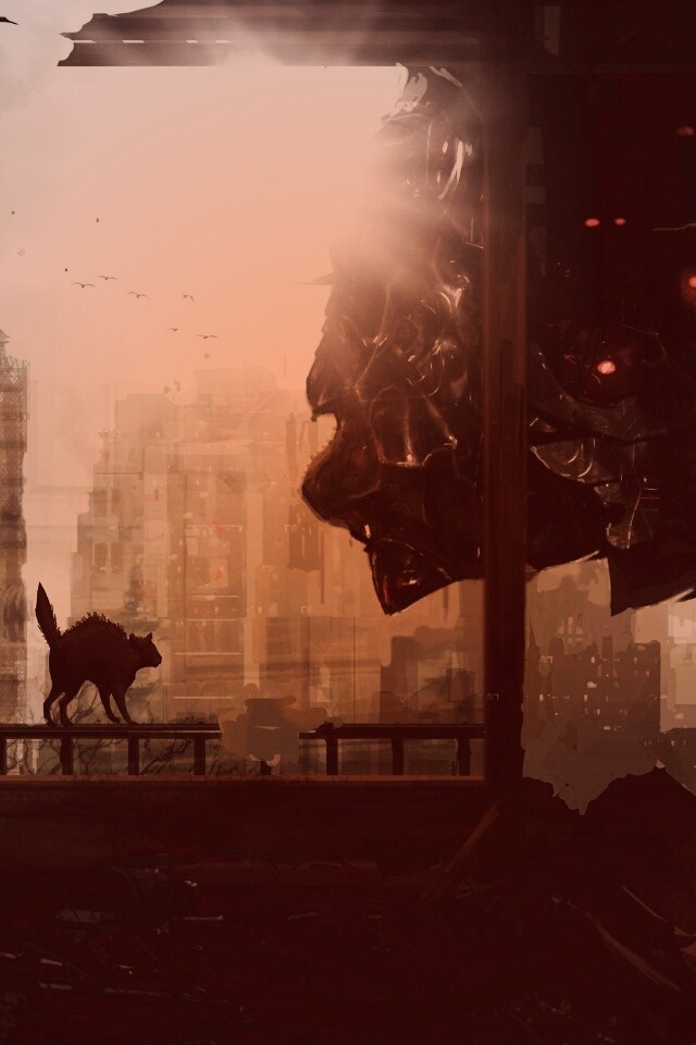 Кошкино удивление обои