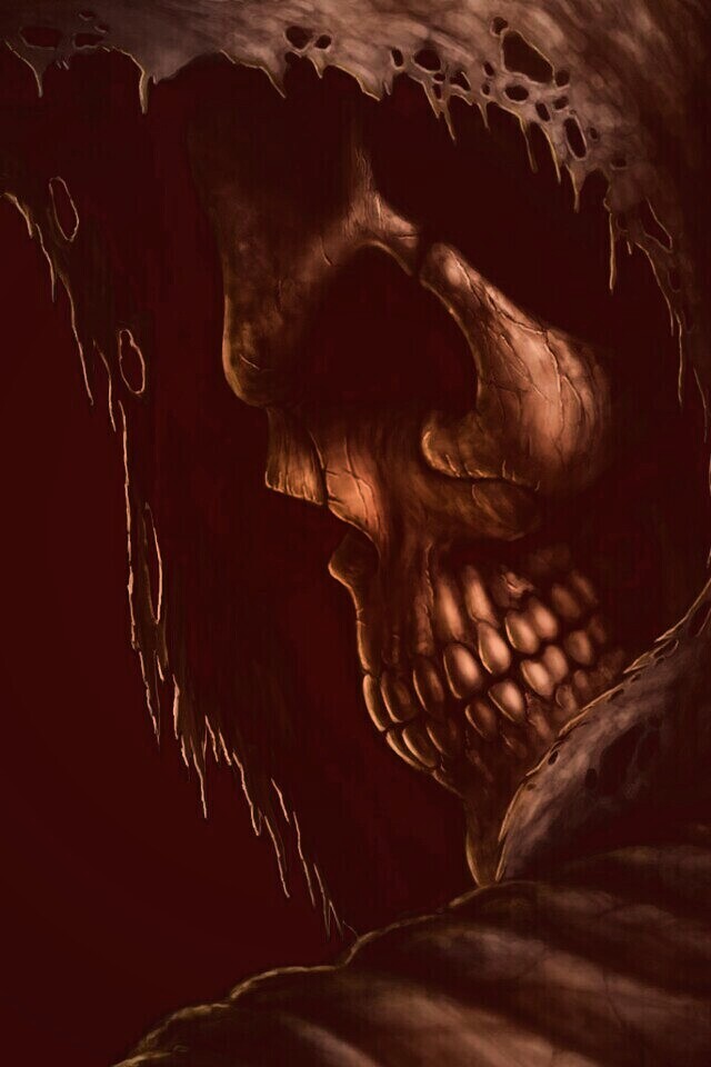 Смерть с картами обои