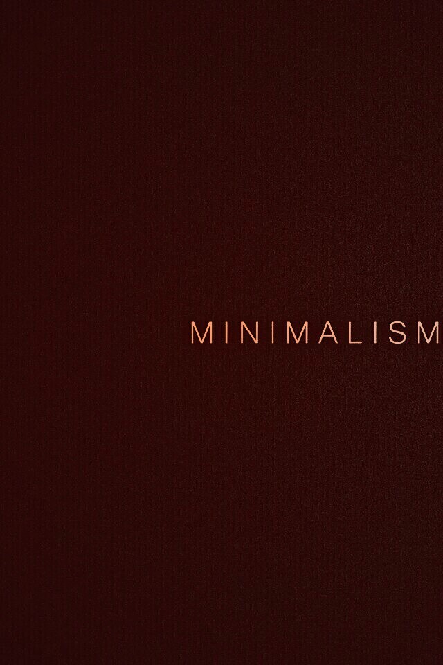 Минимализм обои