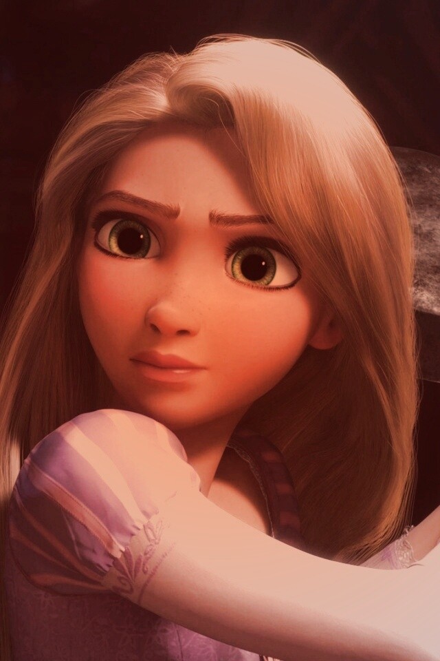 Рапунцель с сковородкой обои