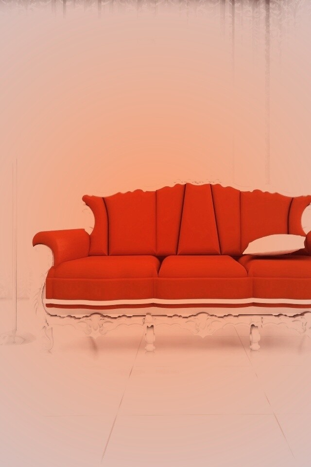 Диван в стиле ампир обои