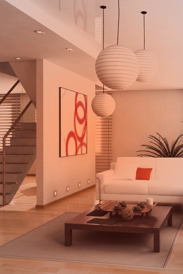 Китайская гостинная обои