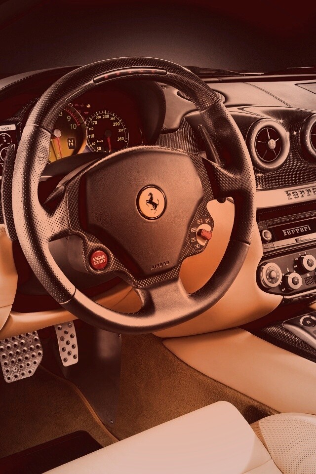 Салон феррари обои