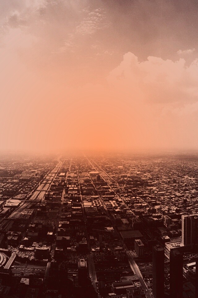 Город: вид сверху обои