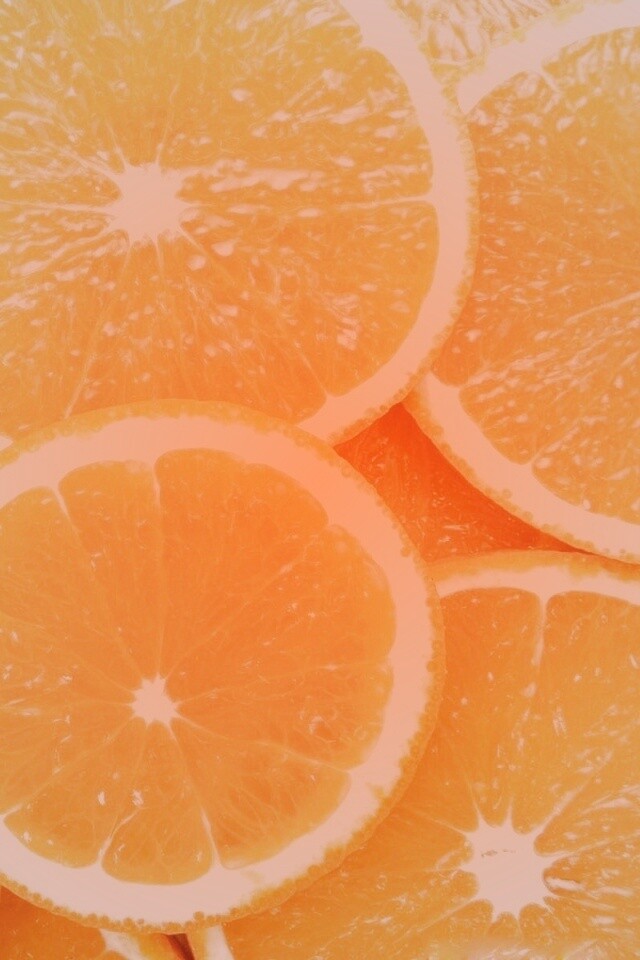 Апельсиновые дольки обои