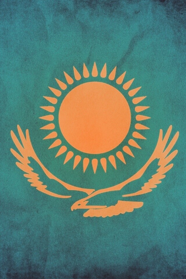 Флаг Казахстана обои