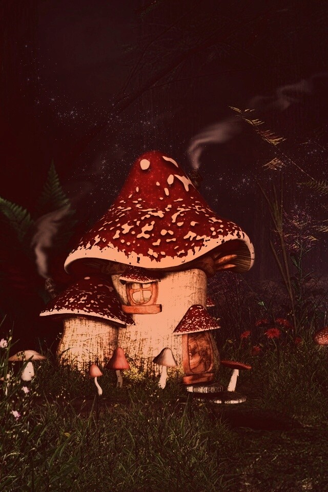 Сказочный домик обои