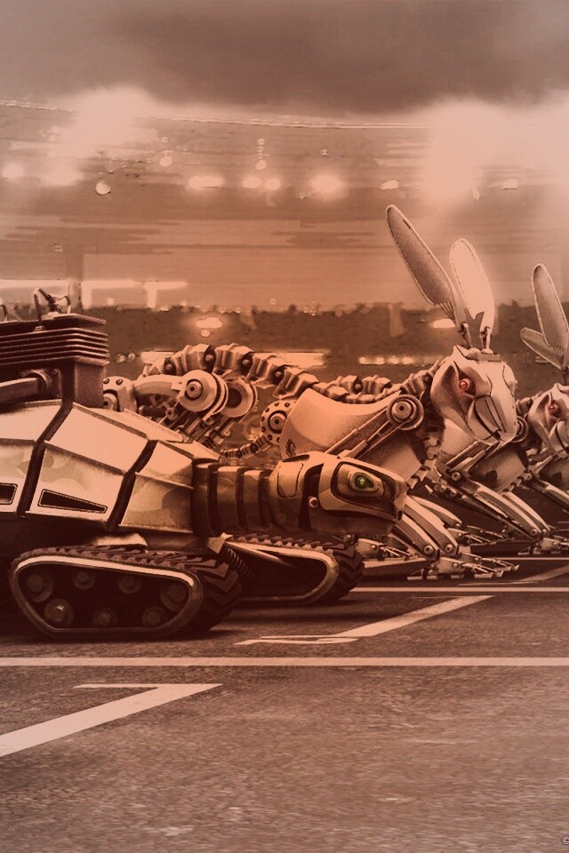 Роботы на старте обои