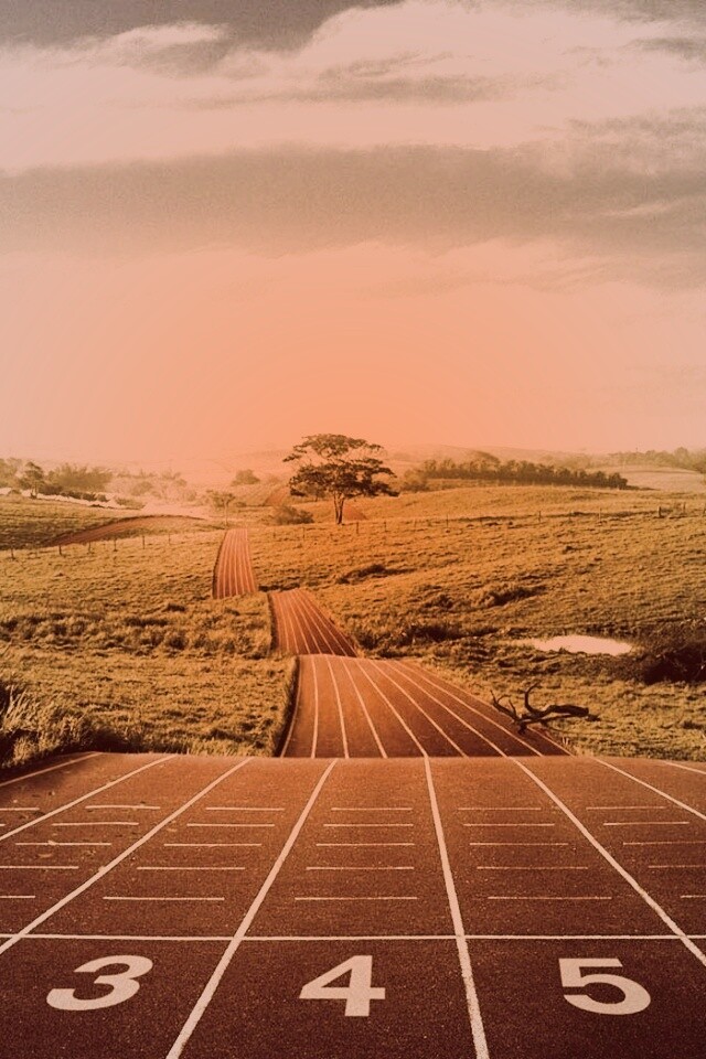 Бесконечная беговая дорожка обои