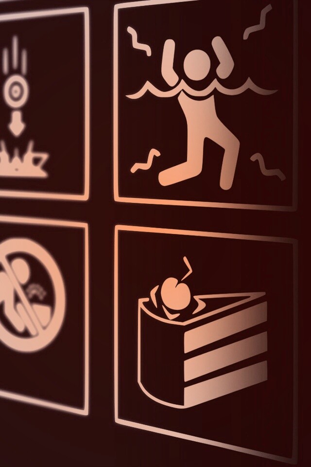 предупреждения Portal обои