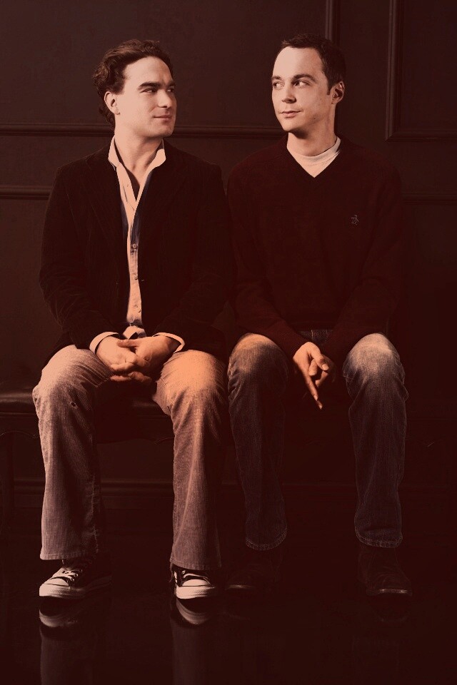 Шелдон Купер и Леонард Хофстедер обои