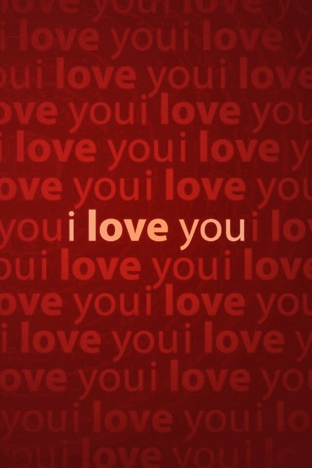 Я люблю тебя обои